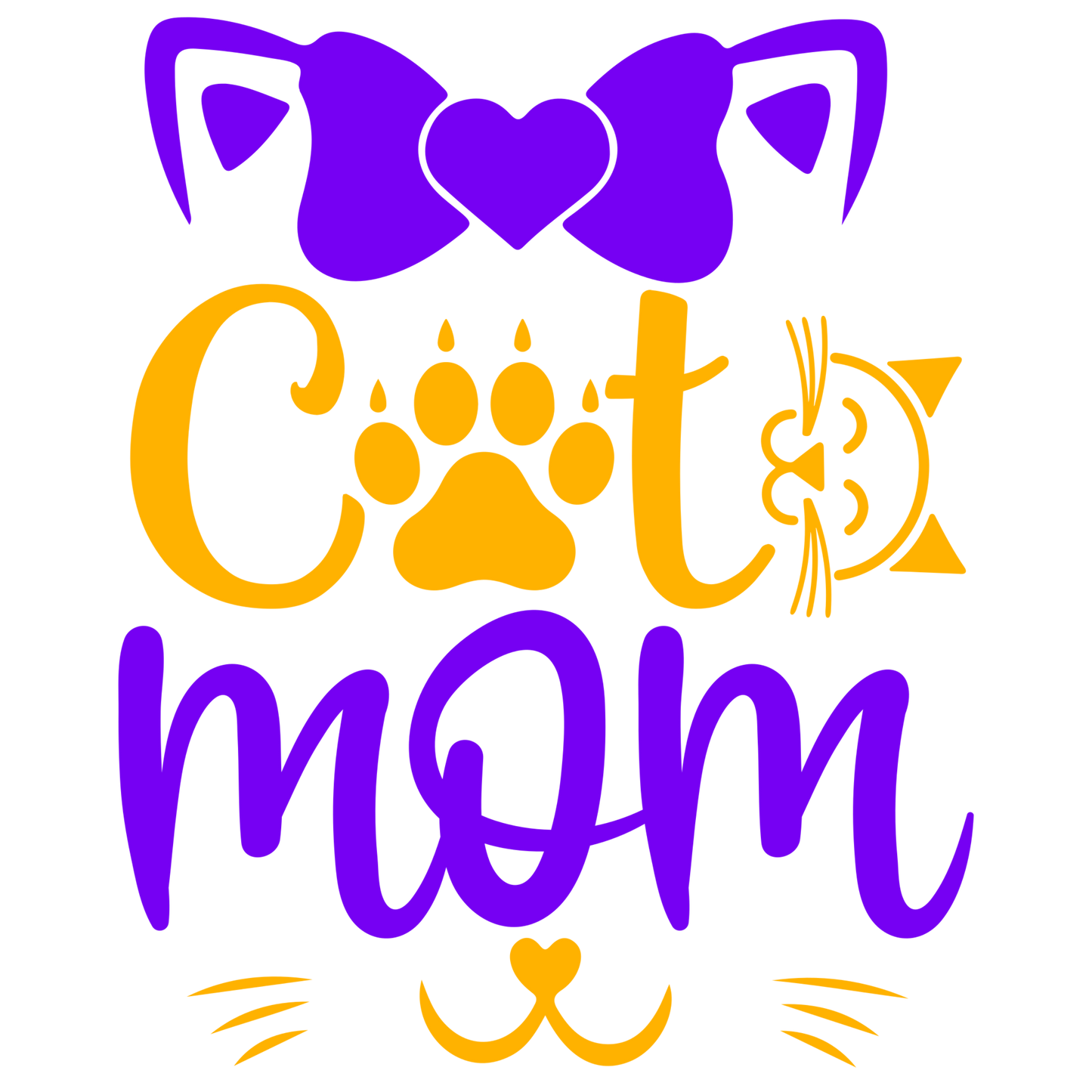 DTF TRANSFERS - CAT,CAT MOM,CAT MAMA