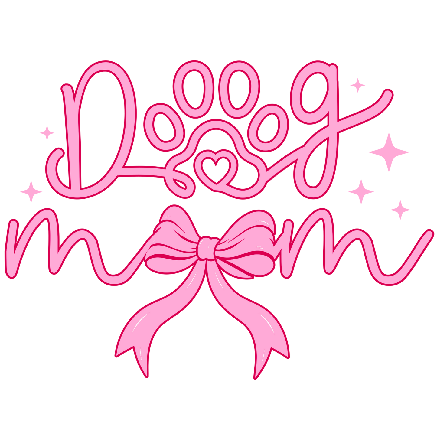 DTF TRANSFERS - DOG MOM,DOG MAMA