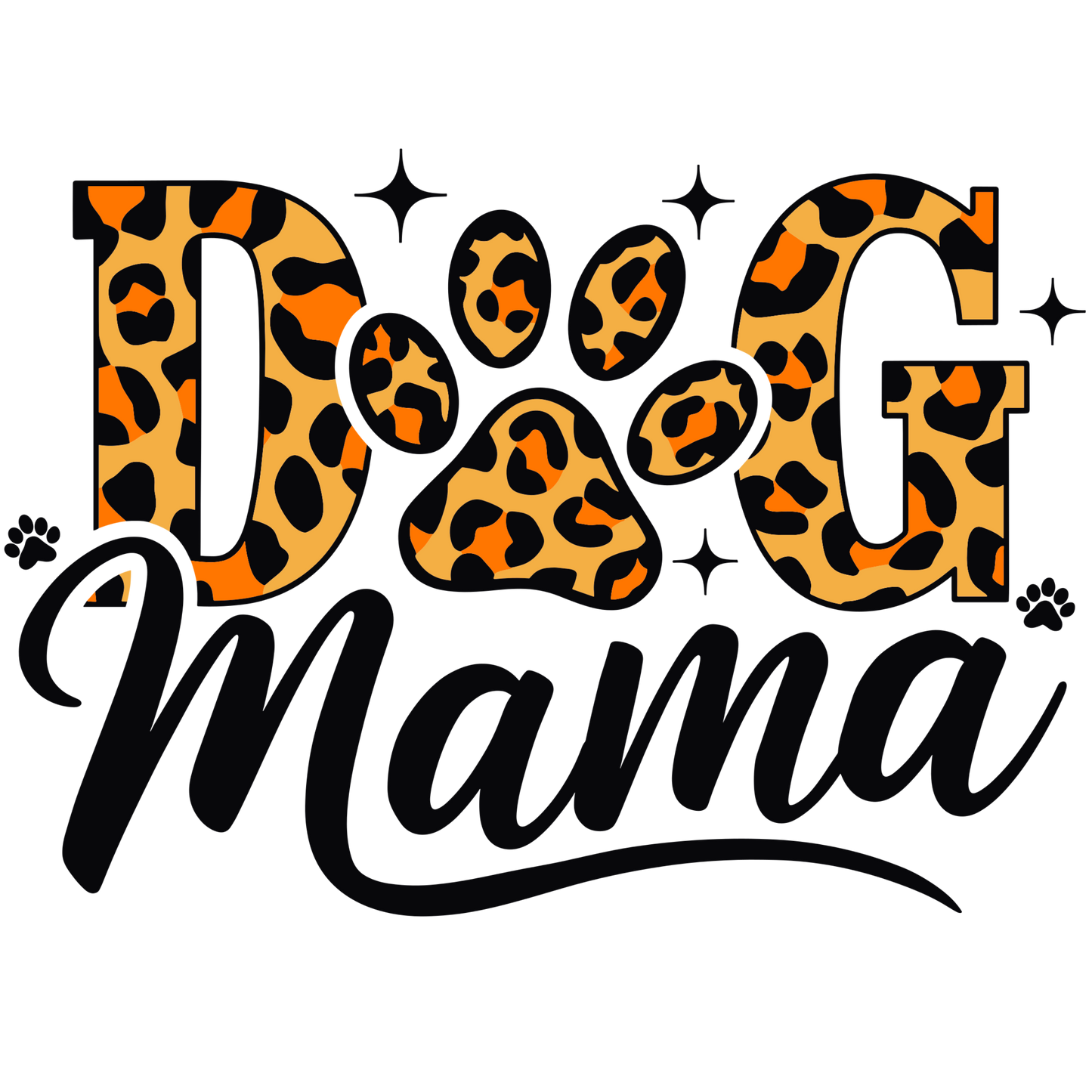DTF TRANSFERS - DOG MOM,DOG MAMA