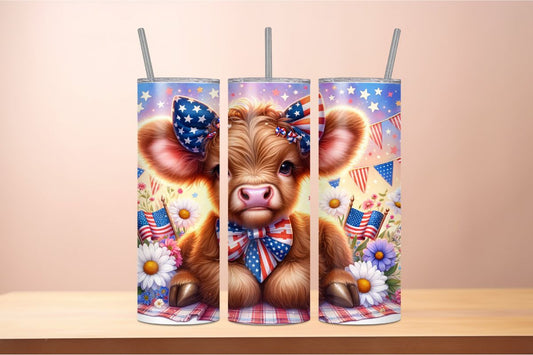 4TH OF JULY HIGHLAND COW #2