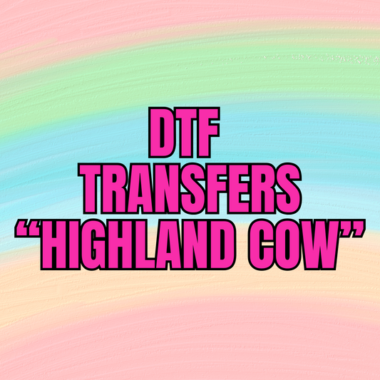 DTF TRANSFERS - HIGHLAND COWS