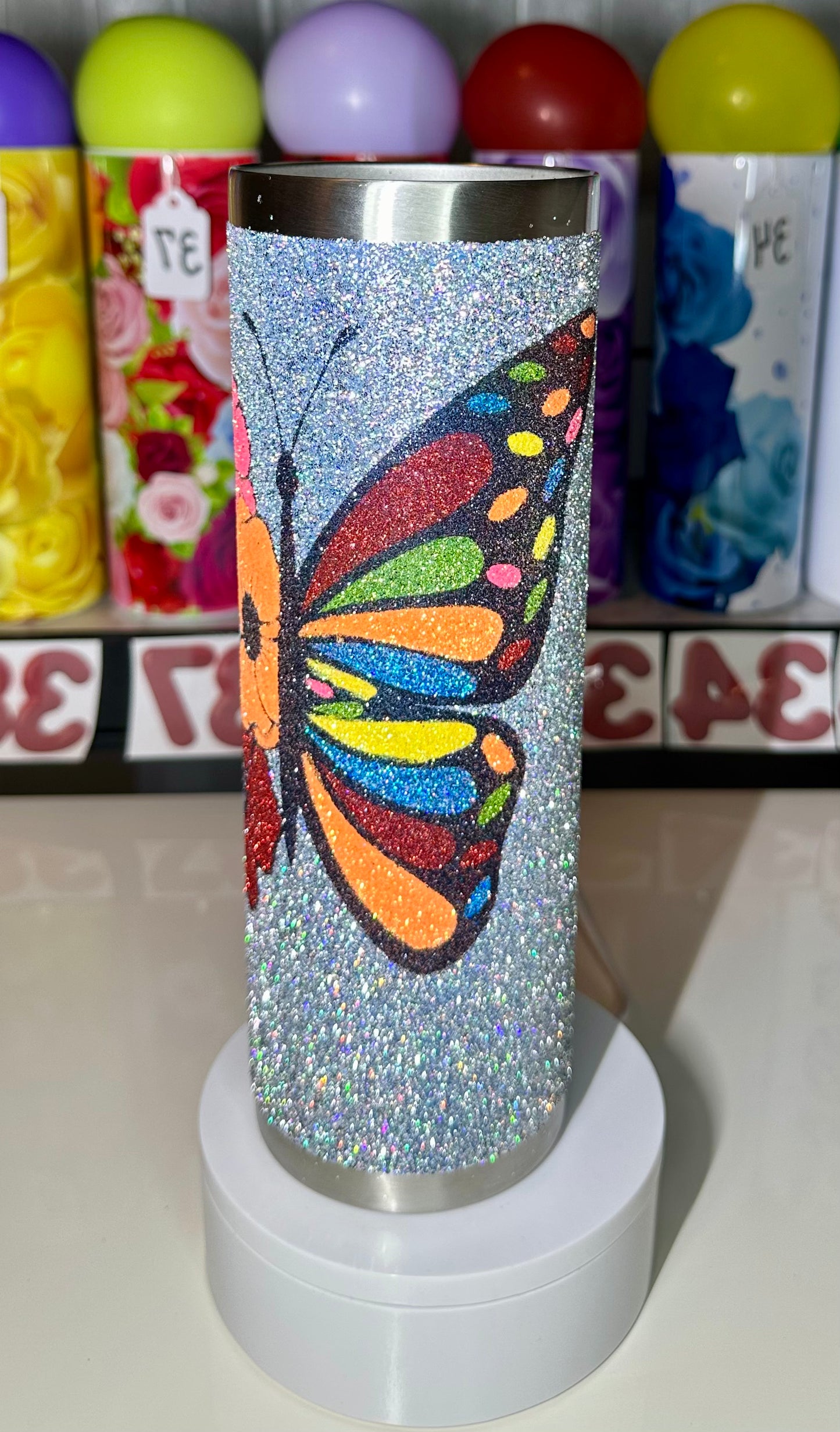 FLORAL BUTTERFLY 30oz
