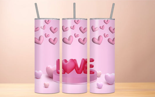 3D LOVE IN PINK
